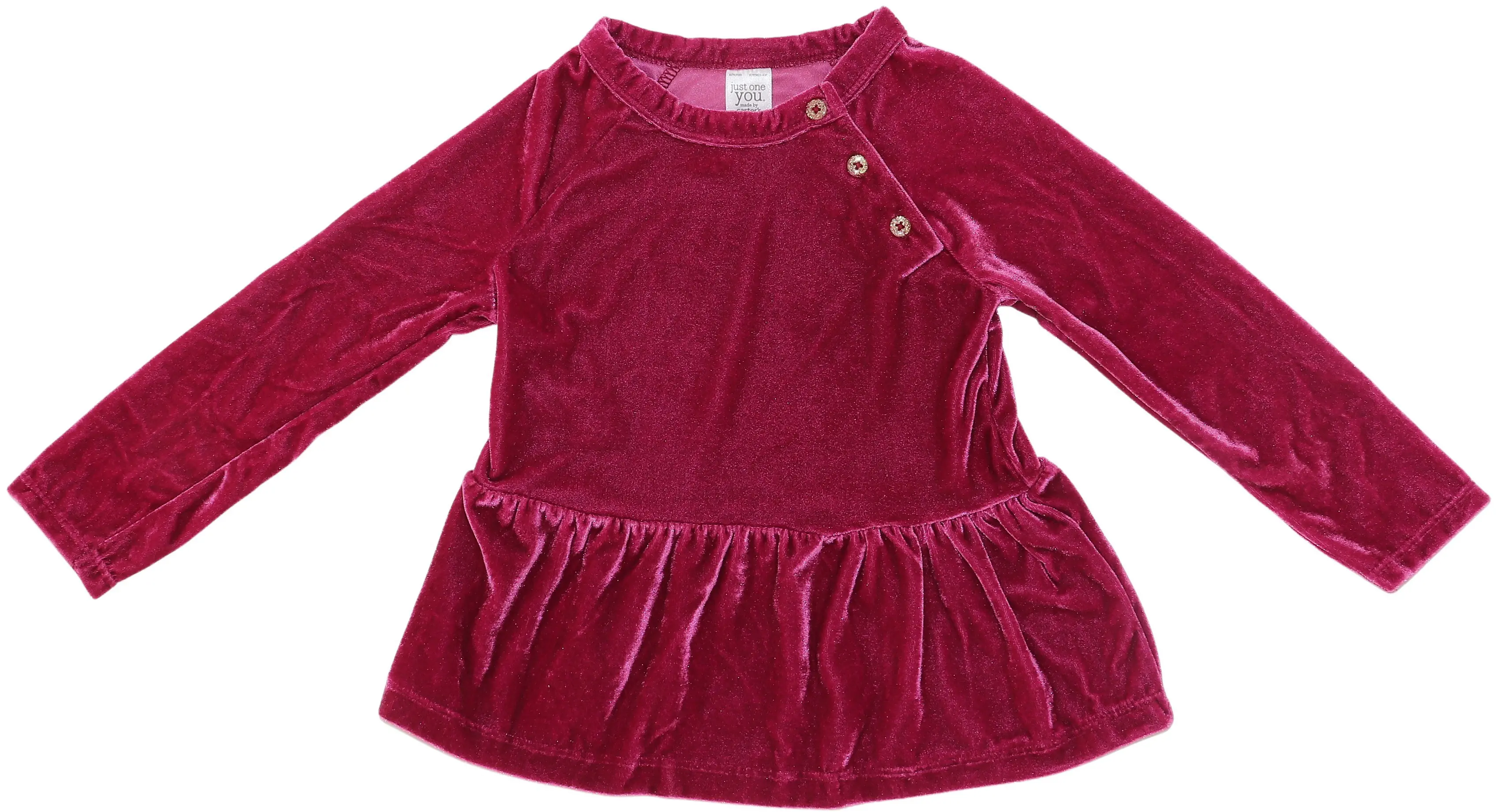 carter's purple dress Carters Purple Ruffle Sleeve Girls Dress Size 5