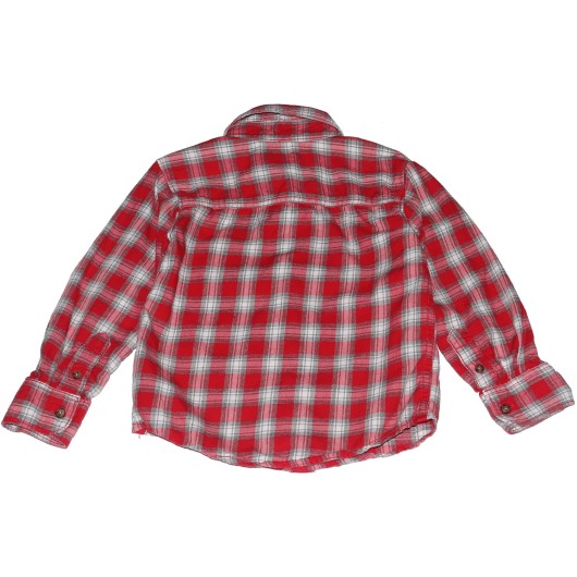 Carter's Boys Red Plaid Shirt