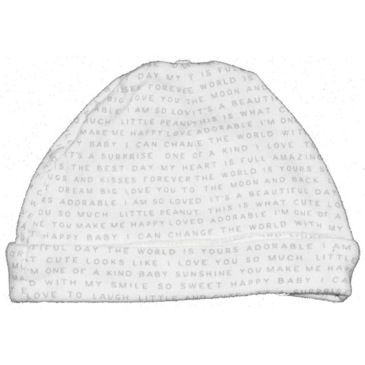 Carter's Boys White Beanie Hat