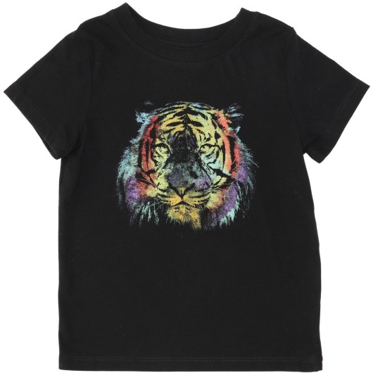 Cat & Jack Gender Neutral Black T-Shirt