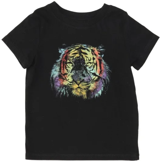 Cat & Jack Gender Neutral Black T-Shirt