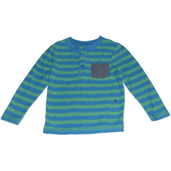 Cat & Jack Boys Blue/Green Long Sleeve