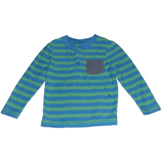 Cat & Jack Boys Blue/Green Long Sleeve