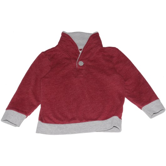 Cat & Jack Boys Burgundy Cardigan