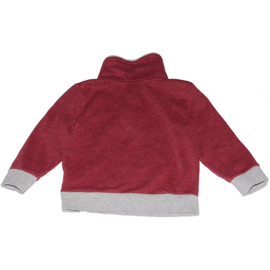 Cat & Jack Boys Burgundy Cardigan Cat & Jack Boys Burgundy Cardigan