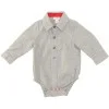 Cat & Jack Boys Grey Onesie