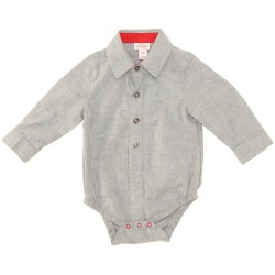 Cat & Jack Boys Grey Onesie