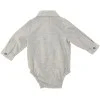 Cat & Jack Boys Grey Onesie