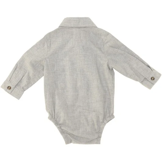 Cat & Jack Boys Grey Onesie