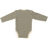 Chick Pea Boys Cream/Green Onesie