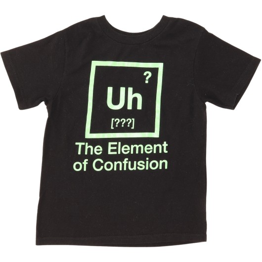 Childrens Place Gender Neutral Black T-Shirt