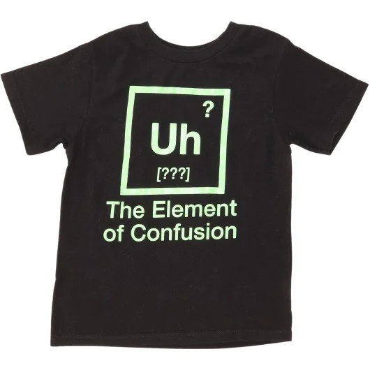 Childrens Place Gender Neutral Black T-Shirt