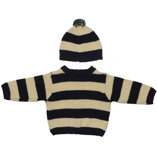 Childrens Place Boys Blue Knitted Sweater