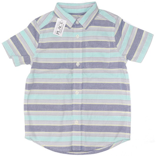 Childrens Place Boys Multi-Color Short Sleeve