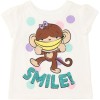 Childrens Place Girls White T-Shirt