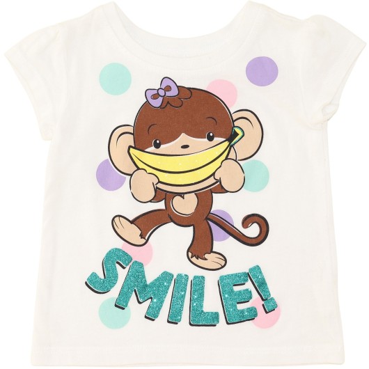 Childrens Place Girls White T-Shirt