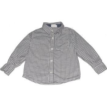 Crazy 8 Boys Black/White Button Shirt