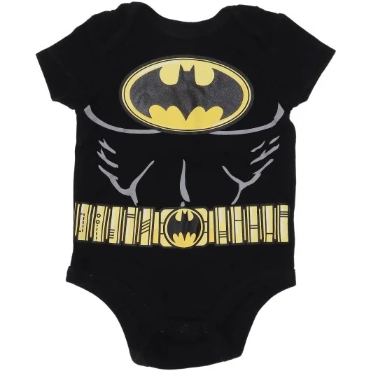 DC Boys Black Onesie