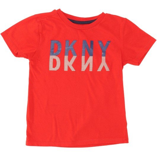 DKNY Gender Neutral Red T-Shirt