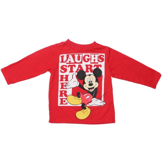 Disney Boy's Red Long Sleeves