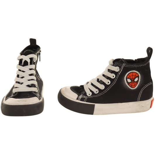 Marvel Boys Black Sneakers