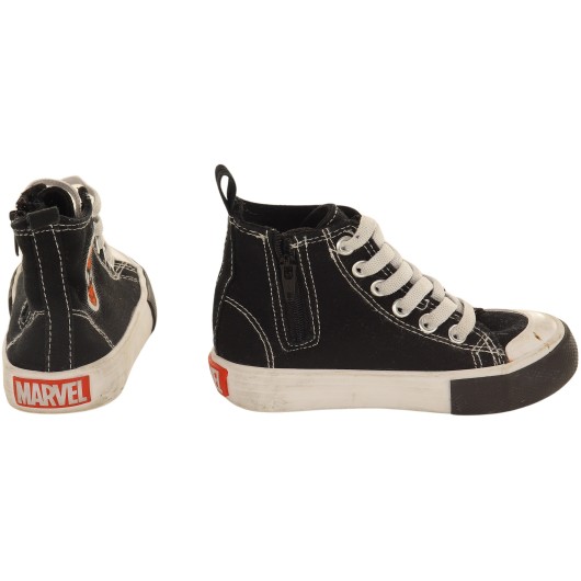 Marvel Boys Black Sneakers