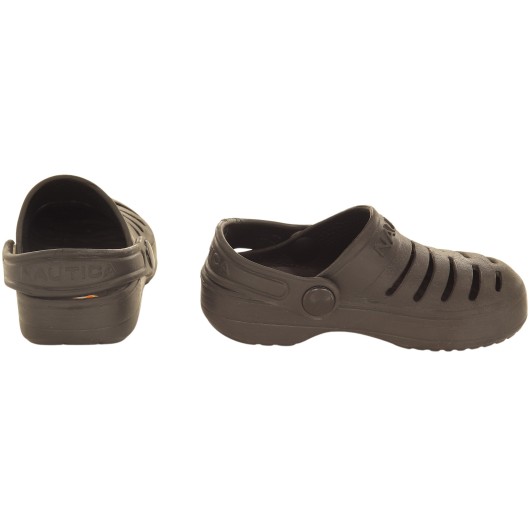 Nautica Gender Neutral Black Slippers