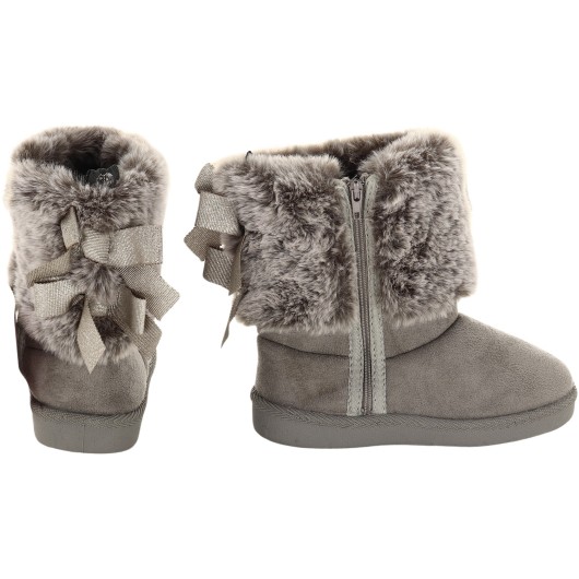 Stepping Stones Girls Grey Boots Stepping Stones Girls Grey Boots