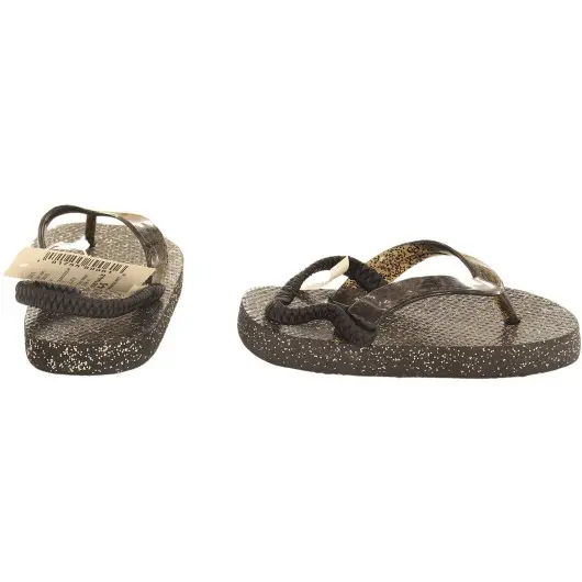 Childrens Place Girls Black Slippers