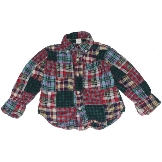 Gap Boys Multi Plaid Shirt