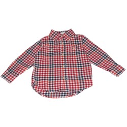 Gap Boys Red Plaid Shirt