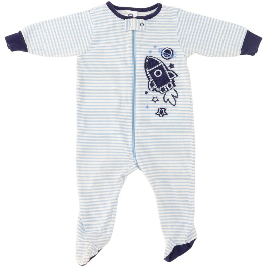 Gerber Boys Blue/White Romper