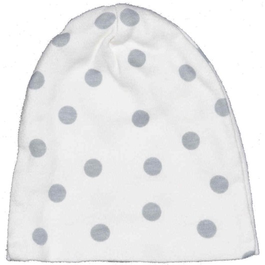 Gerber Boys White Beanie Hat