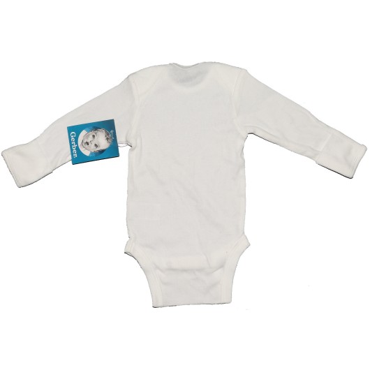 Gerber Boys White Onesie Gerber Boys White Onesie