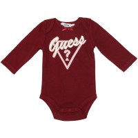 Guess Girls Burgundy Onesie