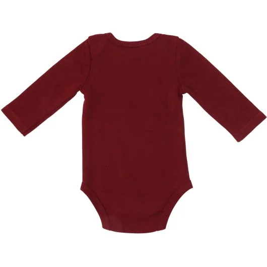 Guess Girls Burgundy Onesie