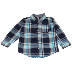 Gymboree Boys Blue Plaid Shirt