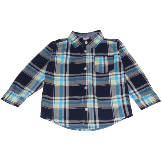 Gymboree Boys Blue Plaid Shirt