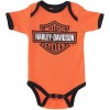 Harley Davidson Gender Neutral Orange Onesie