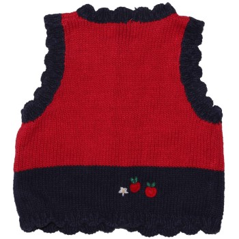 Hartstrings Girls Red Knitted Sweater