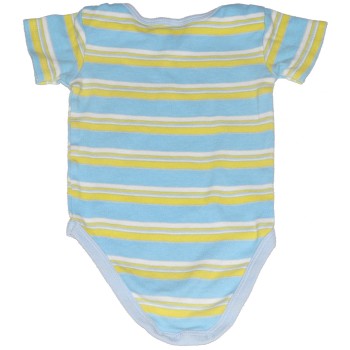 Honey Baby Boy's Blue Onesie