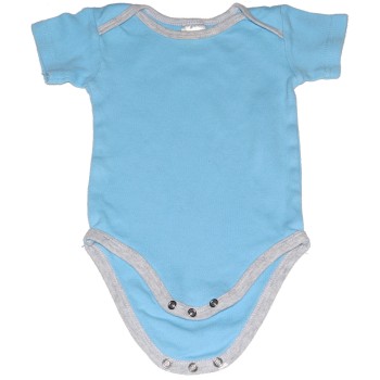 Honey Baby Boy's Blue Onesie