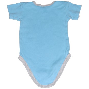 Honey Baby Boy's Blue Onesie
