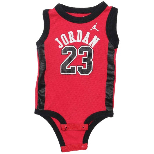 Jordan Boy's Red Onesie
