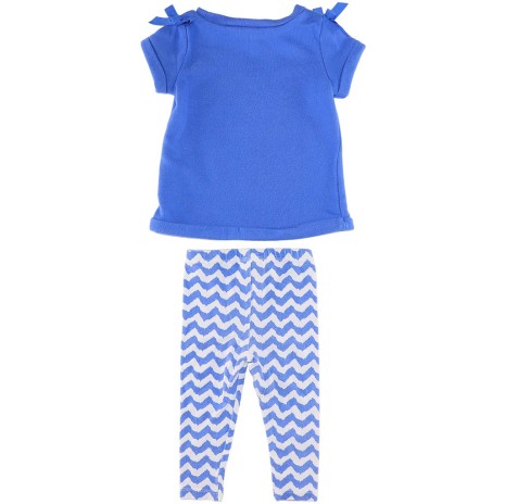 Juicy Couture Girls Blue/White Set