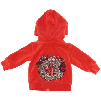 Juicy Couture Girls Orange Hoodie Juicy Couture Girls Orange Hoodie