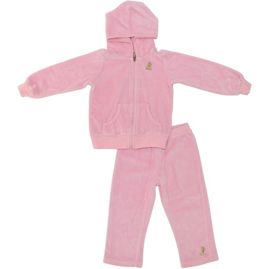 Juicy Couture Girls Pink Sweat Suit
