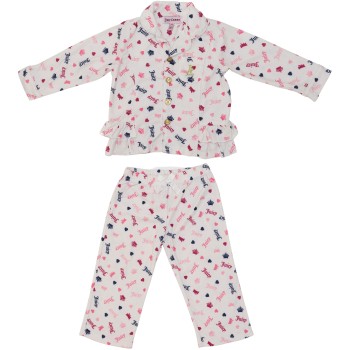 Juicy Couture Girls White Pajama Set