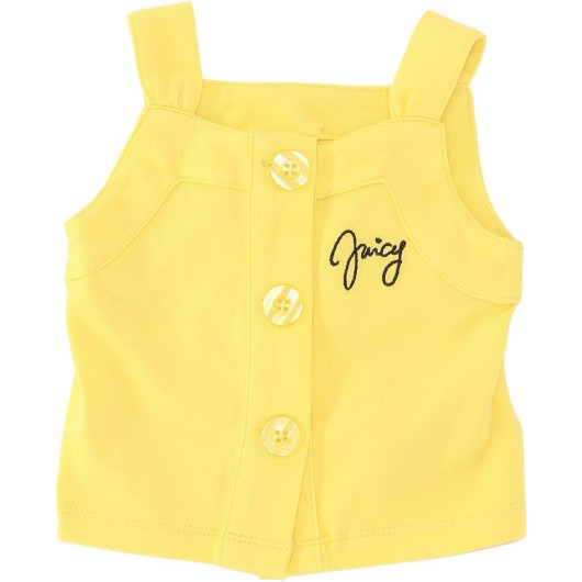 Juicy Couture Girls Yellow Halter Top