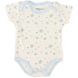 Kiddiezoom Boys White Onesie